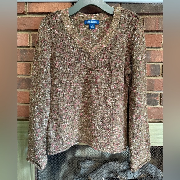 #3) Evan Picone Multicolor Sweater size M - Picture 1 of 6